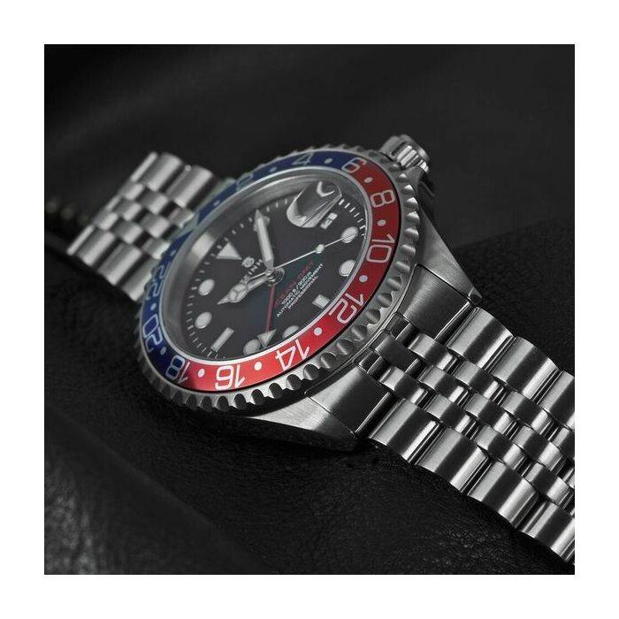Steinhart Ocean One GMT BLUE-RED.2 Taucheruhr Saisonschlussverkauf