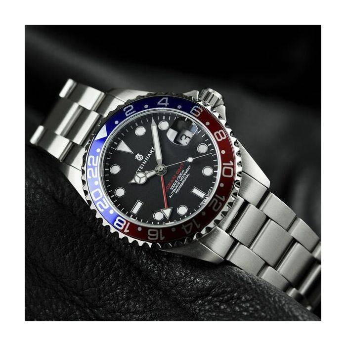 Steinhart Ocean 39 GMT BLUE-RED Taucheruhr Cyber Monday