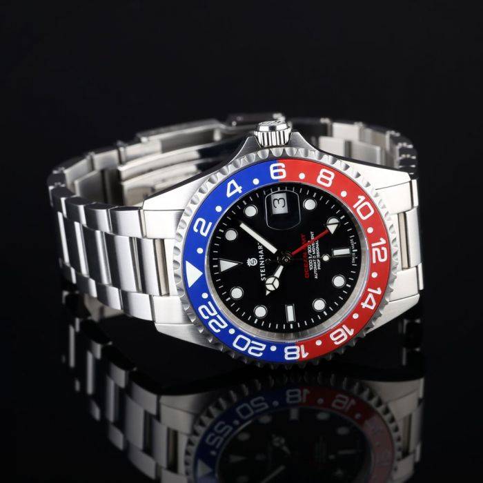 Steinhart Ocean One GMT BLUE-RED Ceramic Taucheruhr Weihnachtsangebot