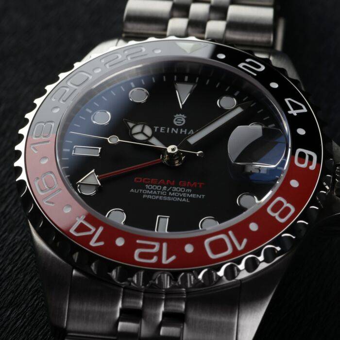 Steinhart Ocean 39 GMT.2 BLACK-RED Ceramic Taucheruhr Jubiläumsangebot