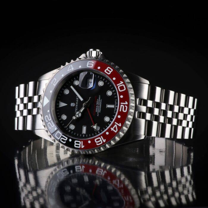 Steinhart Ocean One GMT BLACK-RED. 2 Ceramic Taucheruhr Online Outlet