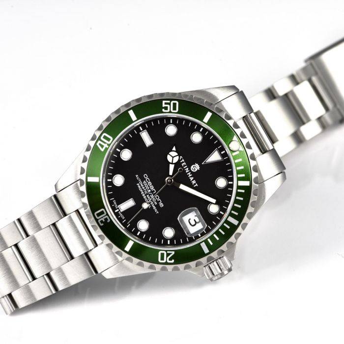 Steinhart Ocean 39 GREEN Taucheruhr Große Rabatte