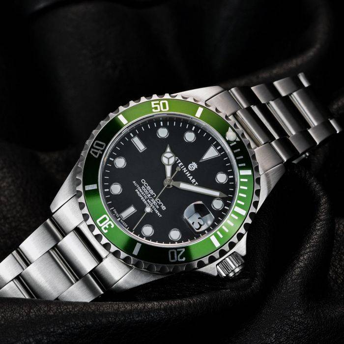 Steinhart Ocean 39 GREEN Taucheruhr Große Rabatte