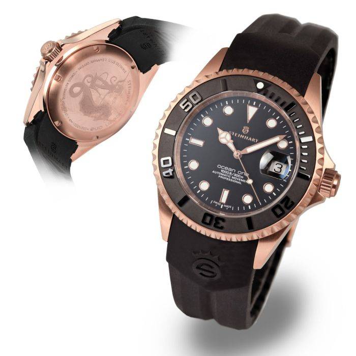 Steinhart Ocean One PINK-GOLD Ceramic Sonderangebote