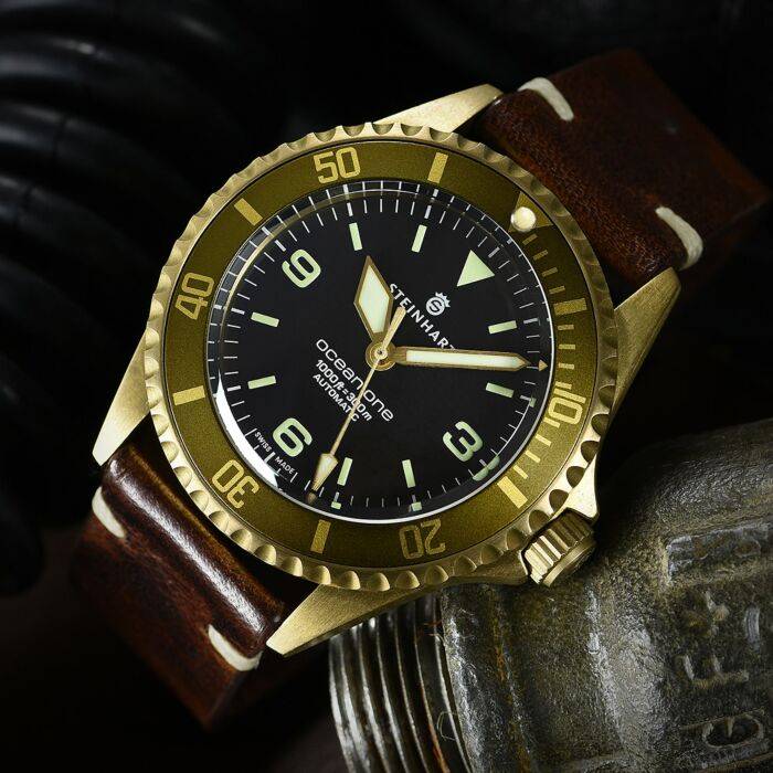 Steinhart Ocean One Bronze LIGHT-BROWN Taucheruhr Tiefpreis