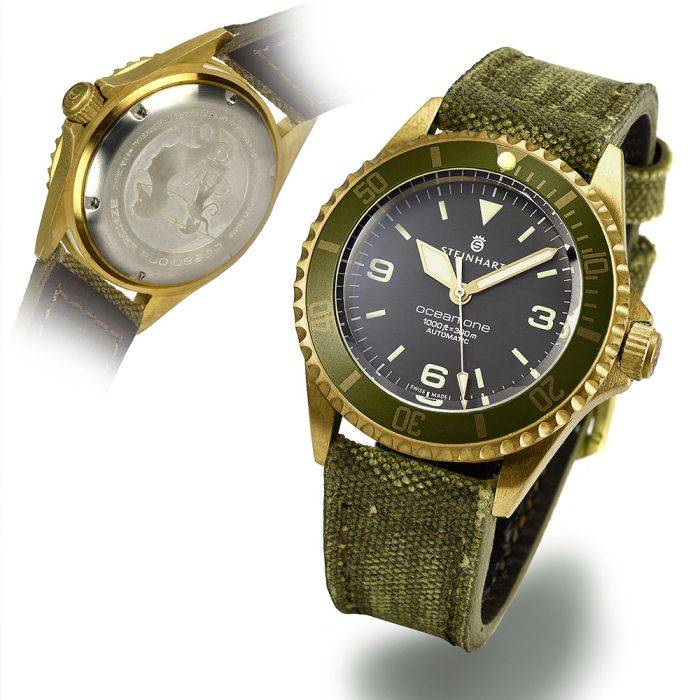 Steinhart Ocean One Bronze GREEN Taucheruhr Super Sparpreis