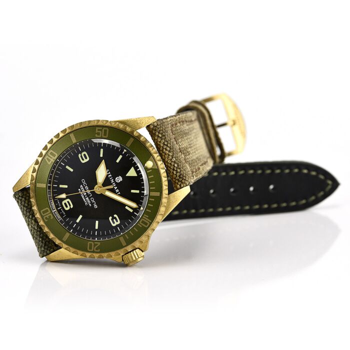 Steinhart Ocean One Bronze GREEN Taucheruhr Super Sparpreis