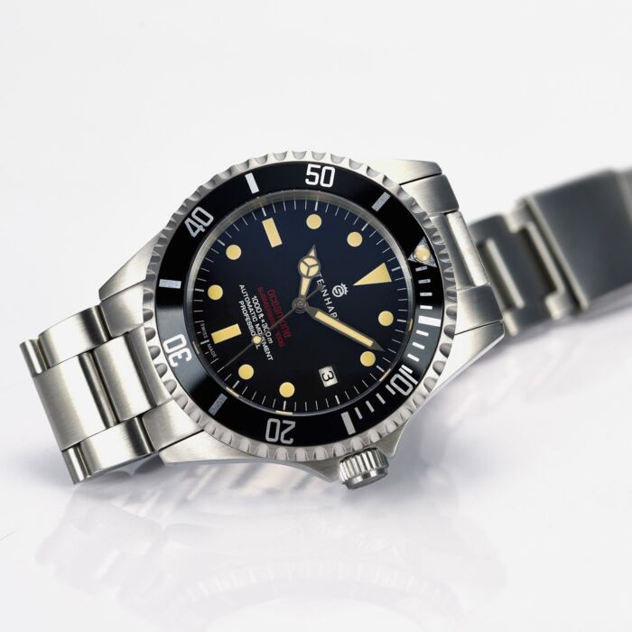 Steinhart Ocean One vintage RED Taucheruhr Kostenlose Rückgabe