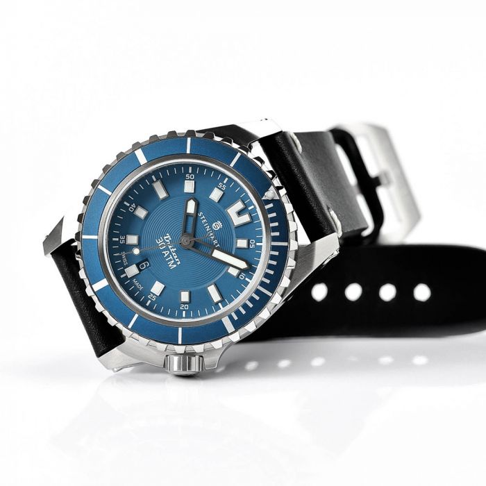 Steinhart Triton 30 ATM BLUE Taucheruhr Neueste Stile