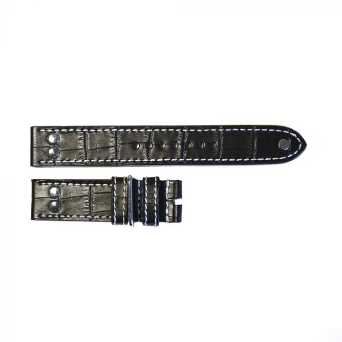 Steinhart Fliegerband schwarz mit Krokoprägung Größe M Verkauf